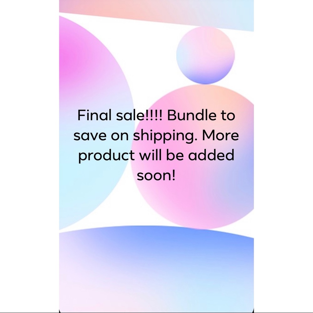 Final sale!